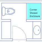 Corner Shower Layout